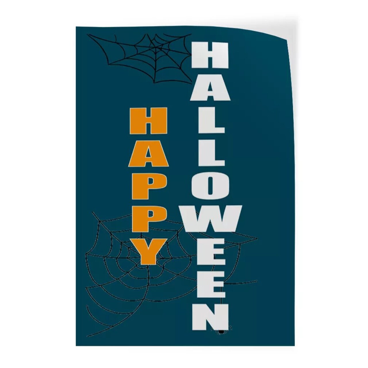 Door Decals Vertical Vinyl Stickers Multiple Sizes Happy Halloween